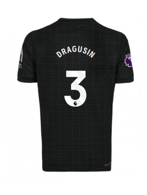 Tottenham Hotspur Radu Dragusin #3 Replika Borta Kläder 2025-26 Kortärmad Tottenham Hotspur Radu Dragusin #3 Replika Borta Kläder 2025-26 Kortärmad